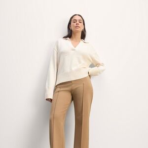 Everlane Women's Dream Trouser in Brown, Size Large